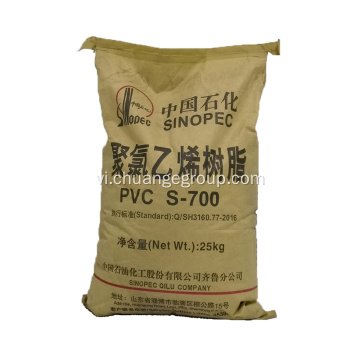 Sinopec Ethylene dựa trên PVC Resin S700 cho nhựa